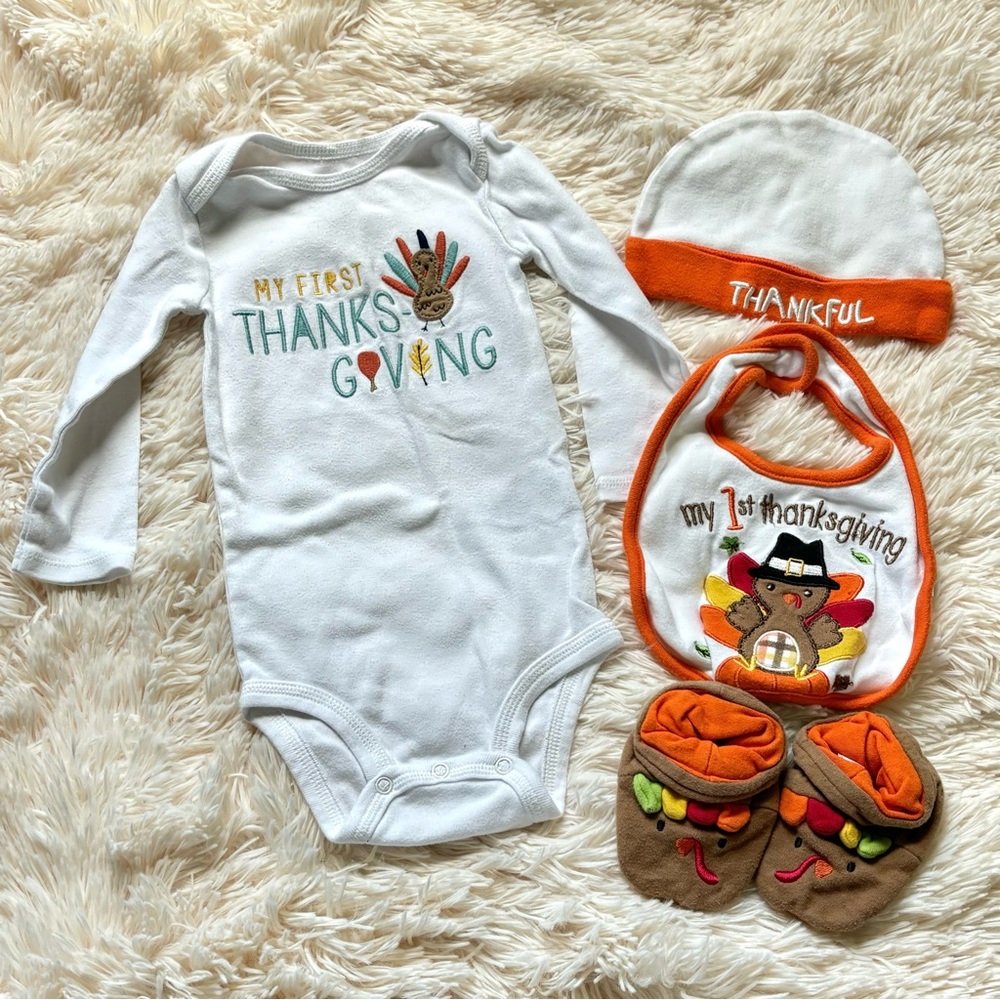 Carter’s My First Thanksgiving Onesie and Accessories
